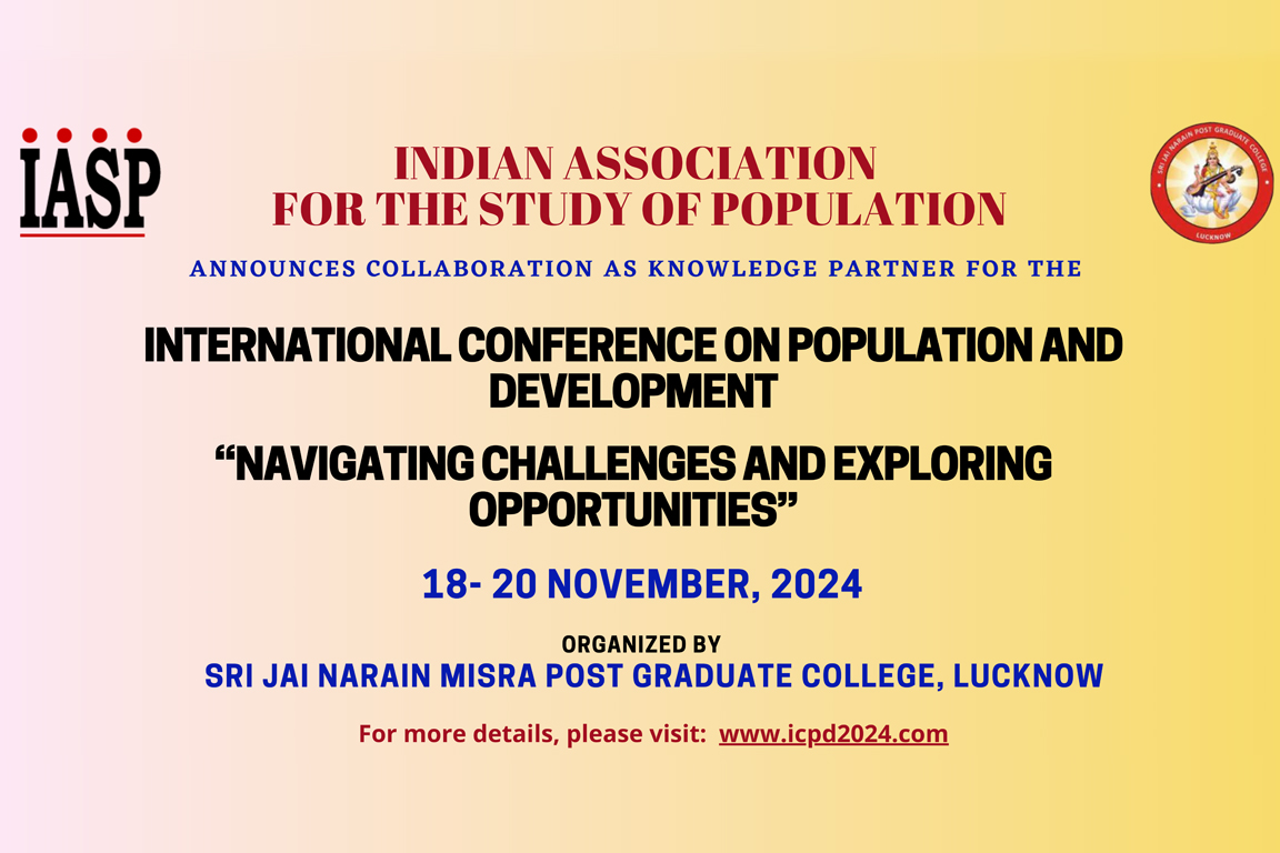 International Conference on Population and Development - 2024 Navigating Challenges and Exploring Opportunities 